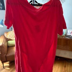 Free People Beach Red Tunic/Mini Dress NWOT